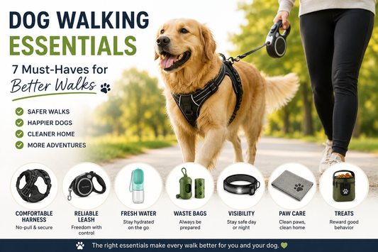 Dog Walking Essentials: 7 Things to Bring on Every Walk 🐾