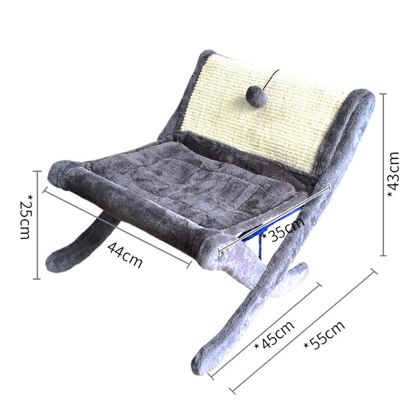 Cat sofa bed soft cushioned pet bed for cats and small dogs