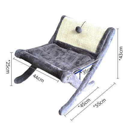 Cat sofa bed soft cushioned pet bed for cats and small dogs