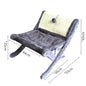 Cat sofa bed soft cushioned pet bed for cats and small dogs