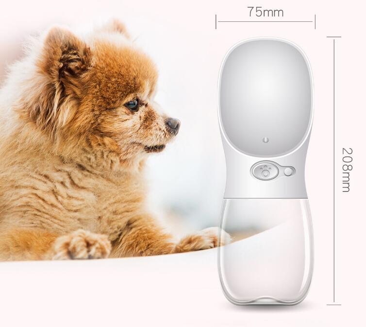 Portable pet water bottle leak proof travel water dispenser for dogs and cats