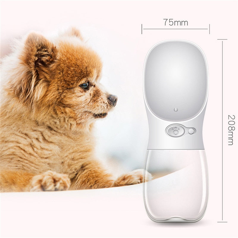 Portable pet water bottle leak proof travel water dispenser for dogs and cats