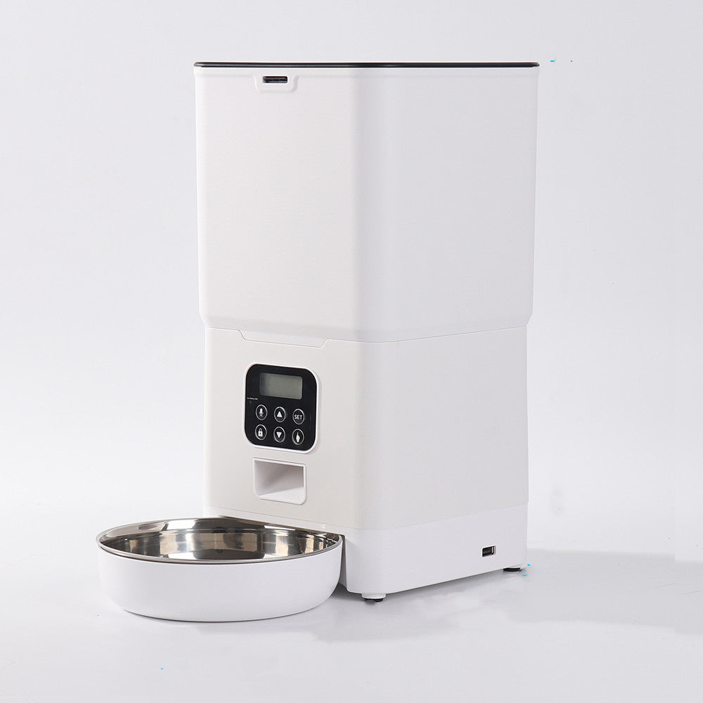 Automatic pet feeder gravity food and water dispenser for cats and dogs