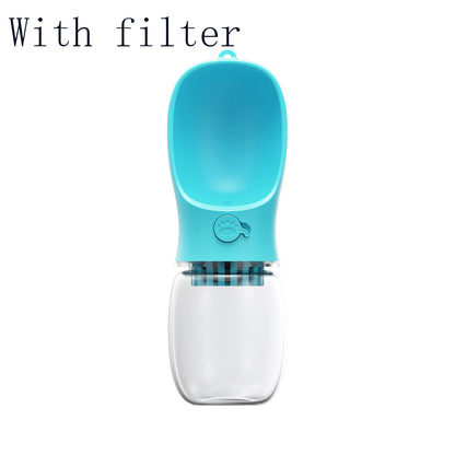Portable pet water bottle leak proof travel water dispenser for dogs and cats