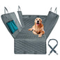 Waterproof dog car seat cover protecting car seats from dirt fur and spills