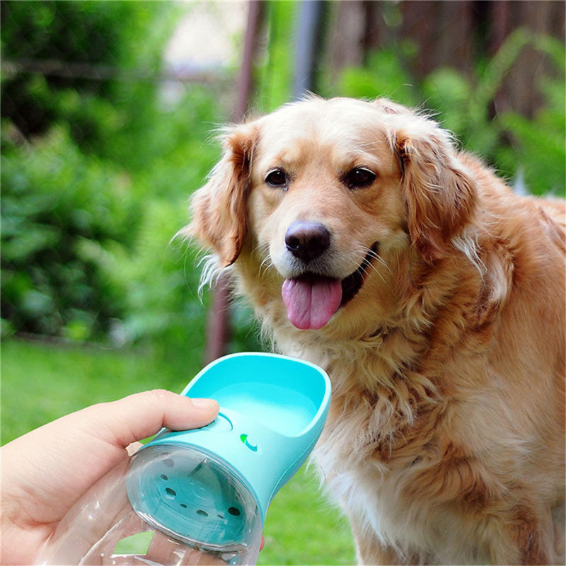 Portable pet water bottle leak proof travel water dispenser for dogs and cats