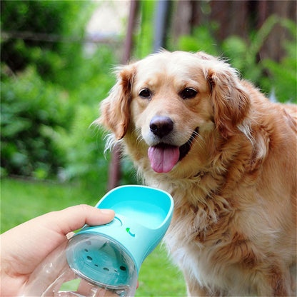 Portable pet water bottle leak proof travel water dispenser for dogs and cats