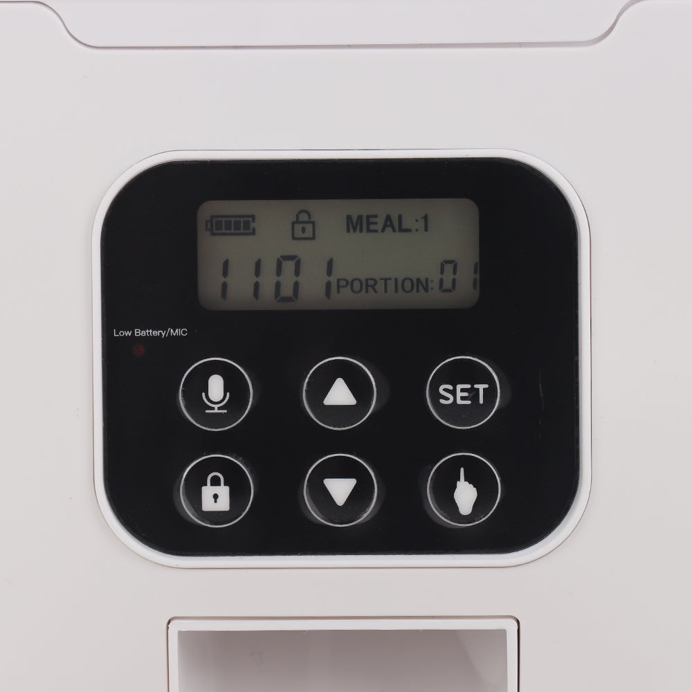 Automatic pet feeder gravity food and water dispenser for cats and dogs