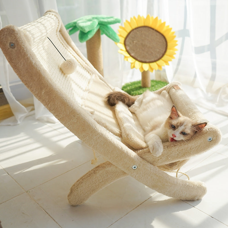 Cat sofa bed soft cushioned pet bed for cats and small dogs