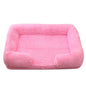 Plush round dog bed soft cozy pet bed for small and medium dogs