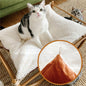 Cat hammock bed elevated cozy hanging pet bed for cats and small pets