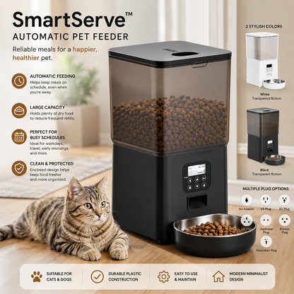 SmartServe™ Automatic Pet Feeder