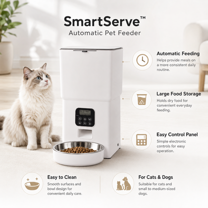 SmartServe™ Automatic Pet Feeder