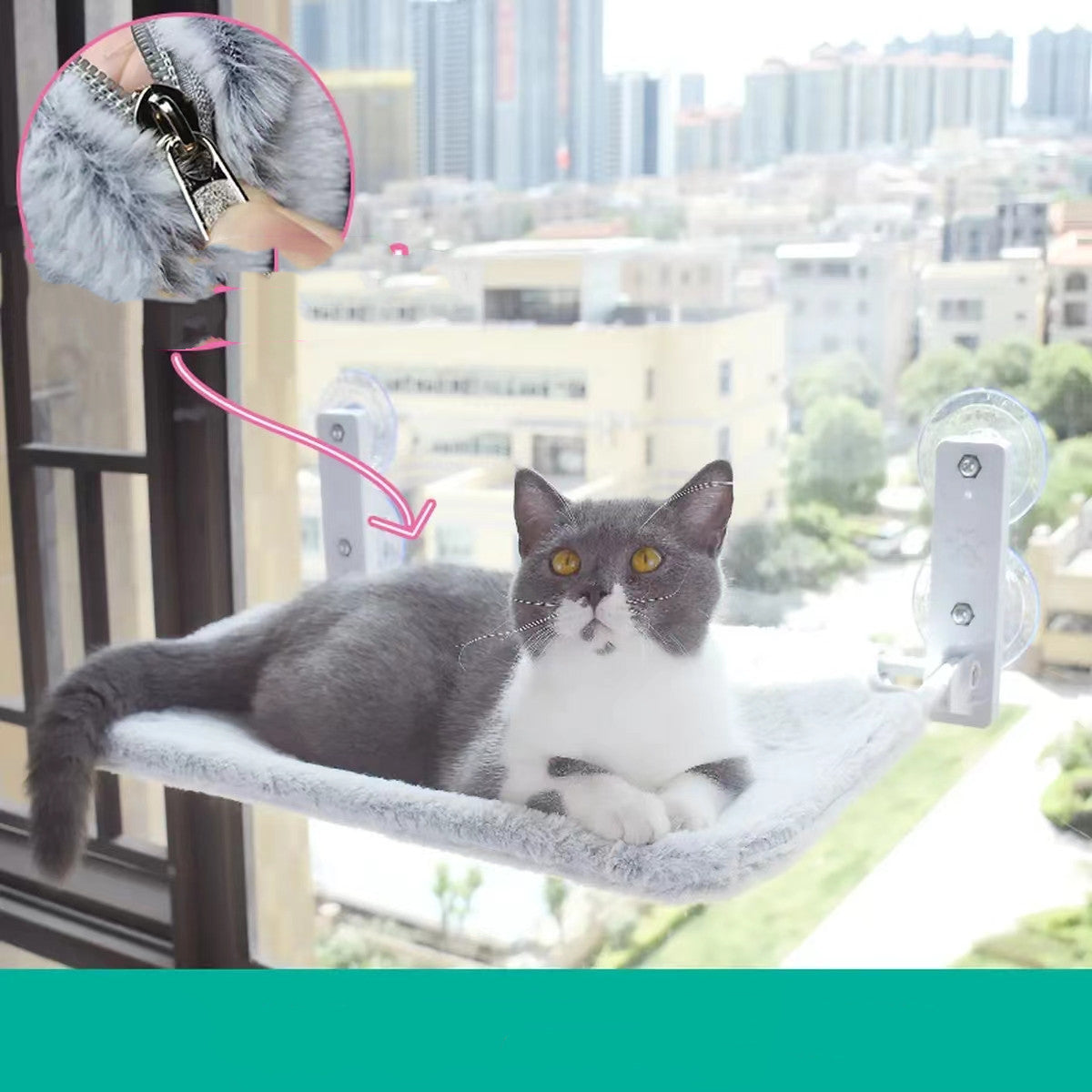cat window hammock