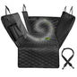 Waterproof dog car seat cover protecting car seats from dirt fur and spills